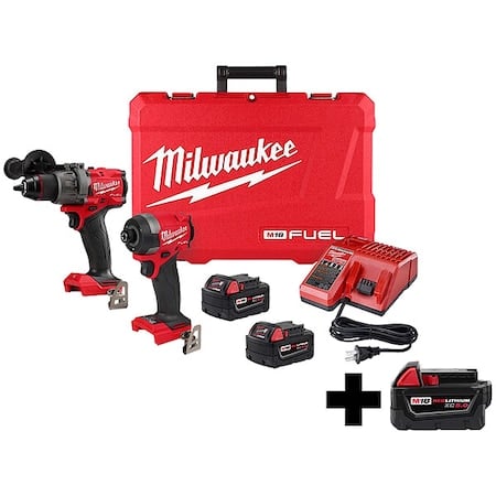 M18 FUEL 2-Tool Combo Kit + M18 XC5.0 Battery Pack MPN:3697-22, 48-11-1850