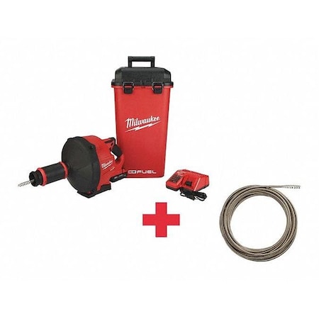50 ft Cordless Drain Cleaning Machine, 18V MPN:422W06, 422W20