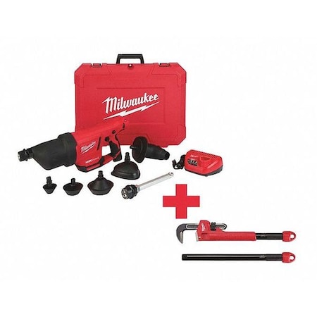 35 ft Cordless Drain Cleaning Machine, 12V MPN:422W16, 52XH90