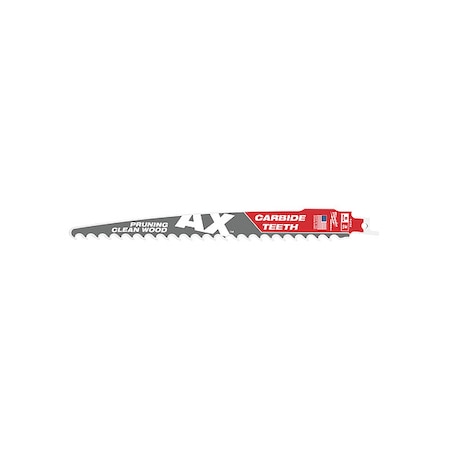 9 in. 3 TPI SAWZALL THE AX w/ CARBIDE TEETH Reciprocating Saw Blade for Pruning & Clean Wood (1 pk) MPN:48-00-5232