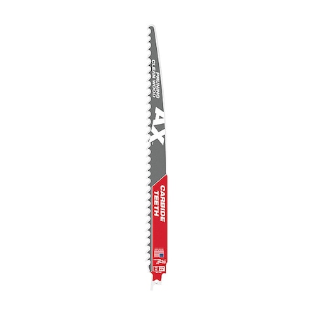 12 in. 3 TPI SAWZALL THE AX w/ CARBIDE TEETH Reciprocating Saw Blade for Pruning & Clean Wood (1 pk) MPN:48-00-5233