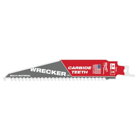6 in x 6 TPI Reciprocating Saw Blade, 3 PK MPN:48-00-5341