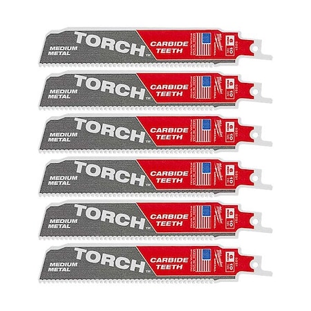 6 in x 10 TPI, Reciprocating Saw Blade Combo Pack MPN:48-00-5351, 48-00-5351