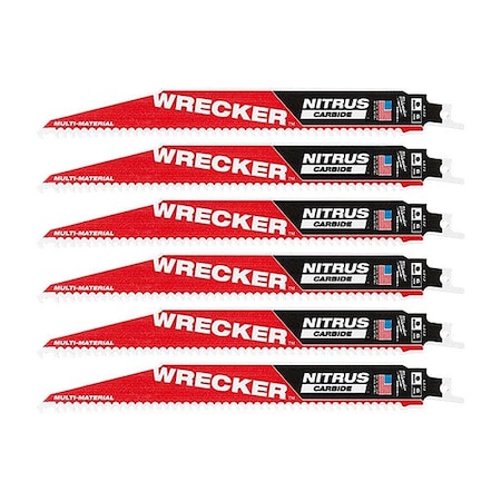 9 in x 6 TPI Reciprocating Saw Blade Combo Pack MPN:48-00-5372, 48-00-5372