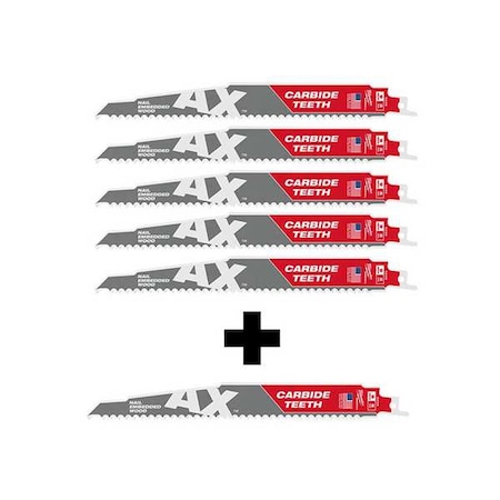 9 in x 5 TPI Reciprocating Saw Blade Combo Pack MPN:48-00-5526, 48-00-5226