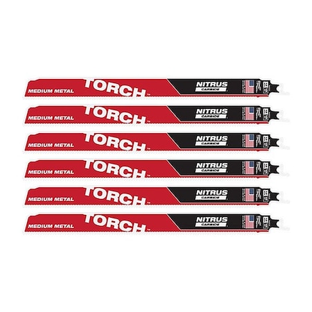 12 in x 10 TPI Reciprocating Saw Blade Combo Pack MPN:48-00-6353, 48-00-6353