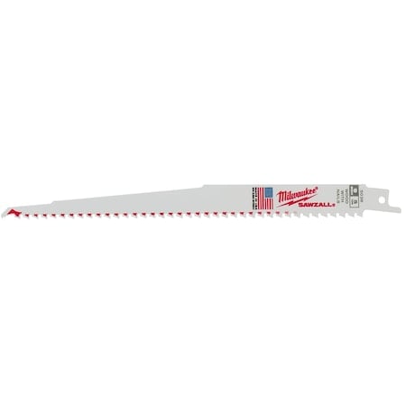 9 in x 5 TPI Reciprocating Saw Blade, 25 PK MPN:48-00-8036