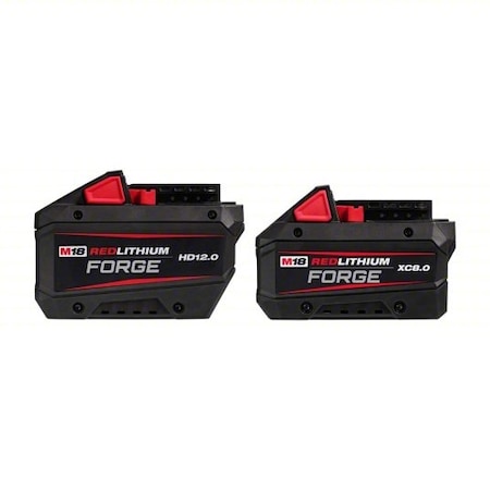 M18 FORGE HD12.0 Battery + M18 FORGE XC8.0 Battery MPN:48-11-1813, 48-11-1881