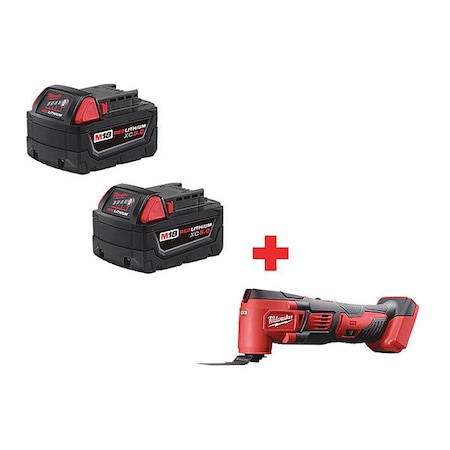 M18 Cordless Multi-Tool + M18 XC5.0 Extended Capacity Battery 2-Pack MPN:48-11-1852, 2626-20