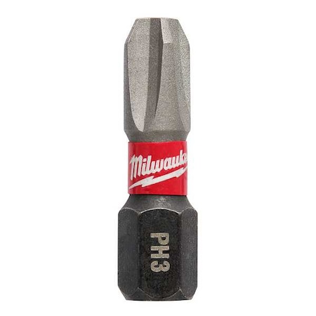SHOCKWAVE 1 in Phillips No. 3 Impact Duty Power Bit, 25 PK MPN:48-32-4113
