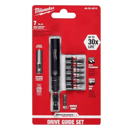 SHOCKWAVE Impact Magnetic Drive Guide Set - 7 PC MPN:48-32-4515
