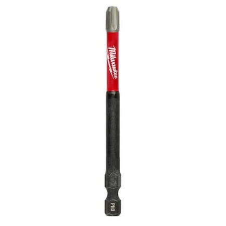 SHOCKWAVE 3-1/2 in Phillips No. 3 Impact Duty Power Bit, 1-Piece MPN:48-32-4563