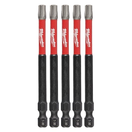 3-1/2 in. TORX T30 SHOCKWAVE Impact Duty Power Bit (5 pk) MPN:48-32-4580