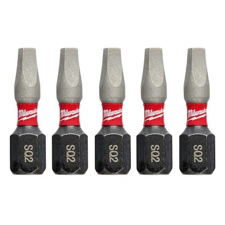 SHOCKWAVE Impact Square Recess No. 2 Insert Bits (5 PK) MPN:48-32-4605