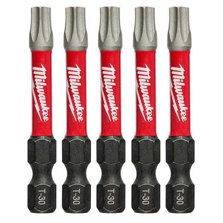 2 in. TORX T30 SHOCKWAVE Impact Duty Power Bit (5 pk) MPN:48-32-4687