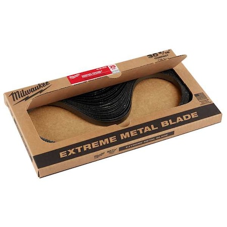 Portable Band Saw Blade, 12/14 TPI, Metal, 25 PK MPN:48-39-0636