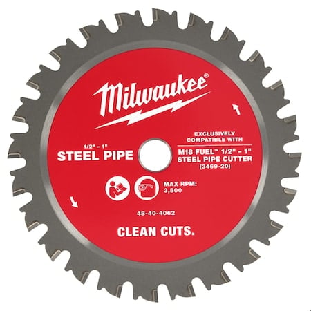 Pipe Cutting Blade, 7.87 in H MPN:48-40-4062