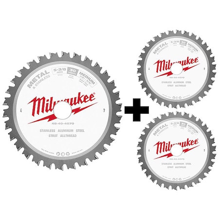 Circular Saw Blades, 5 3/8 in, 30 Teeth MPN:48-40-4070, 48-40-4070, 48-40-4070