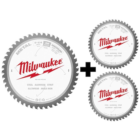 Circular Saw Blades, 7 1/4 in, 48 Teeth MPN:48-40-4235, 48-40-4235, 48-40-4235