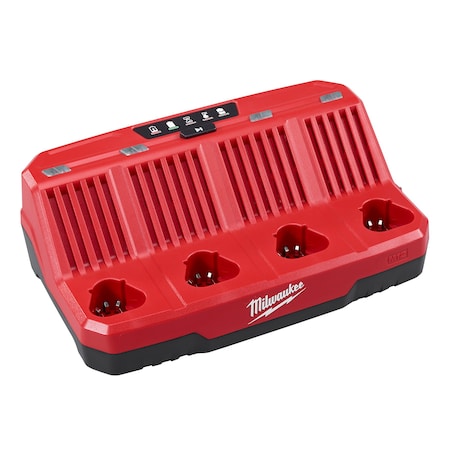 M12 Four Bay Sequential Charger MPN:48-59-1204