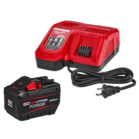 M18 & M12 Rapid Charger Starter Kit w/ M18 FORGE HD12.0 Battery MPN:48-59-1300
