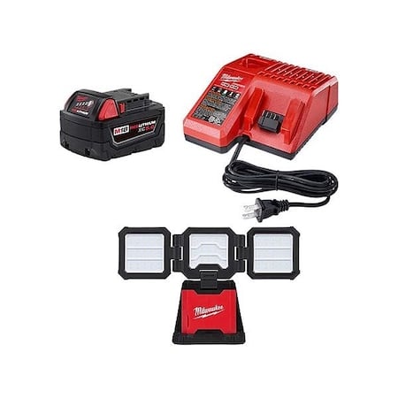 M18 RDL XC5.0 Starter + M18 Flood Light MPN:48-59-1850, 2368-20