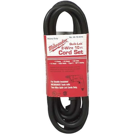 10' 2-Wire QUIK-LOK Cord MPN:48-76-5010