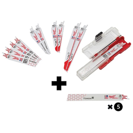 Reciprocating Saw Blade Combo Pack, Demo Set, 12-Piece MPN:49-22-1129, 48-00-5787