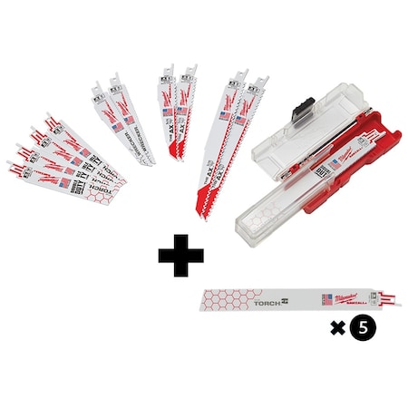 Reciprocating Saw Blade Combo Pack, Demolition, 12-Piece MPN:49-22-1129, 48-00-5788