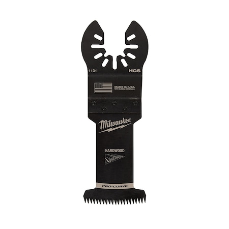 1-3/8 in. OPEN-LOK Japanese Tooth PRO-CURVE Hardwood-Cutting Oscillating Multi-Tool Blade (1 pk) MPN:49-25-1131