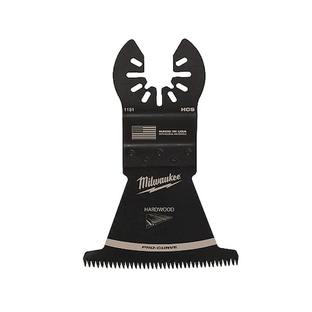 2-1/2 in. OPEN-LOK Japanese Tooth PRO-CURVE Hardwood-Cutting Oscillating Multi-Tool Blade (1 pk) MPN:49-25-1151