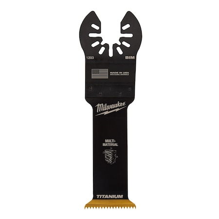 1-1/4 in. OPEN-LOK TITANIUM ENHANCED Multi-Material Oscillating Multi-Tool Blade MPN:49-25-1203