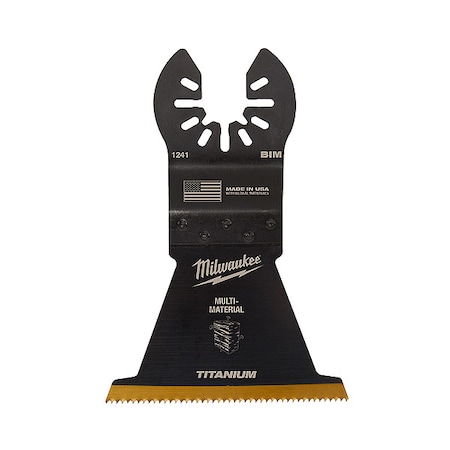 2-1/2 in. OPEN-LOK TITANIUM ENHANCED Multi-Material Oscillating Multi-Tool Blade (10 pk) MPN:49-25-1249