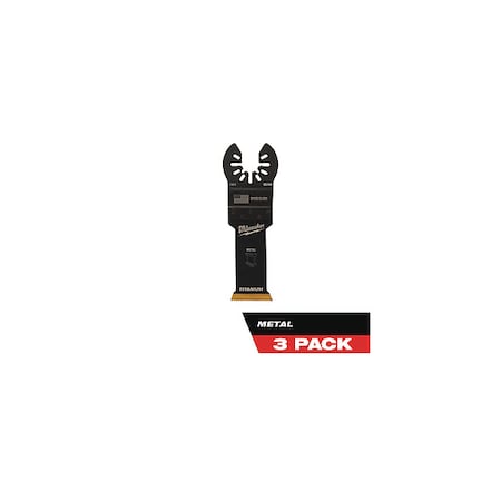 1-1/8 in. OPEN-LOK TITANIUM ENHANCED Metal-Cutting Oscillating Multi-Tool Blade (3 pk) MPN:49-25-1253