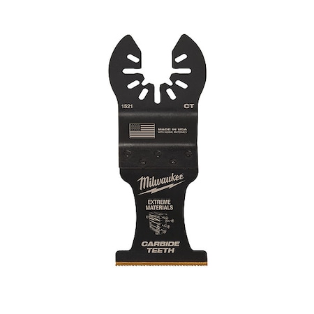 1-3/8 in. OPEN-LOK TITANIUM ENHANCED Carbide Teeth Multi-Material Oscillating Multi-Tool Blade (1 pk) MPN:49-25-1521