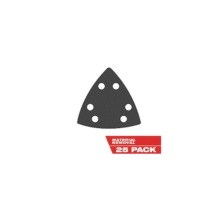 3-1/2 in. OPEN-LOK Triangle Sandpaper Variety Pack (25 pk) MPN:49-25-2025