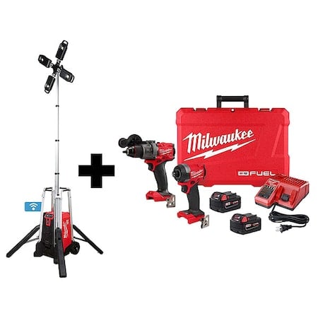 MX Tower Light Kit w M18 2-Tool Kit MPN:MXF041-1XC, 3697-22