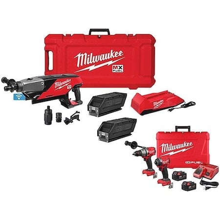 MXF Core Drill Kit + M18 FUEL Combo Kit MPN:MXF301-2CP, 3696-22