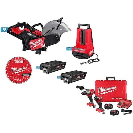 MXF Cut-Off Saw Kit + M18 FUEL Combo Kit MPN:MXF315-2XC, 3696-22