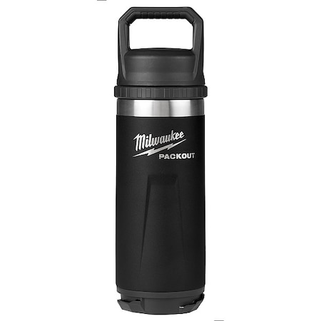 Insulated Bottle, SS, 18 oz CAP, Black MPN:48-22-8382B