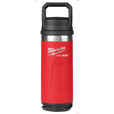 Insulated Bottle, SS, 18 oz CAP, Black MPN:48-22-8382R
