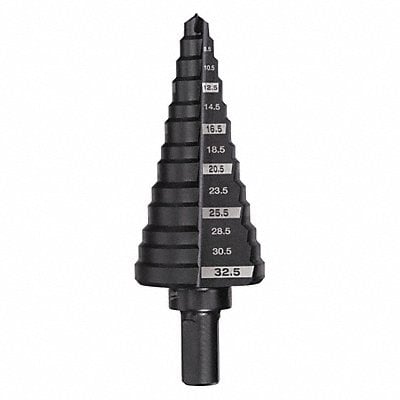 Step Cone Drill 5mm to 32.5mm HSS MPN:48-89-9332