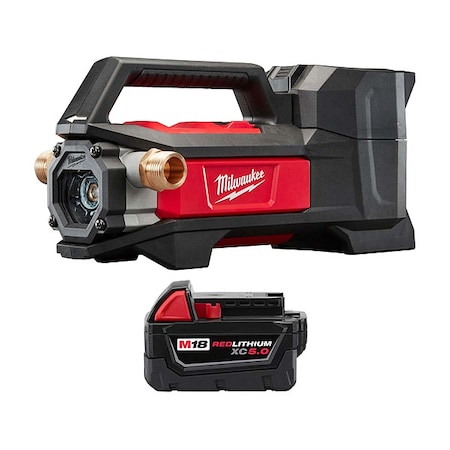 Cordless Transfer Pump Kit, 75 ft, 5.5 in H, 18V MPN:2771-20, 48-11-1850