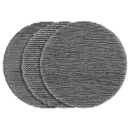 Grit Mesh Sanding Discs, 3 in Dia, Aluminum Oxide, 120, 180, 80 Grit, Coated Type, Not Applicable MPN:48-80-6405