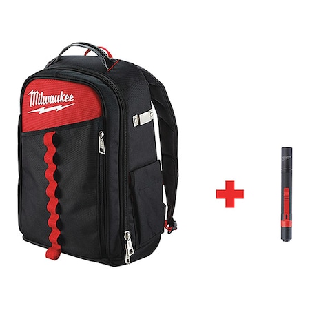 Low-Profile Backpack + Penlight MPN:48-22-8202, 2105