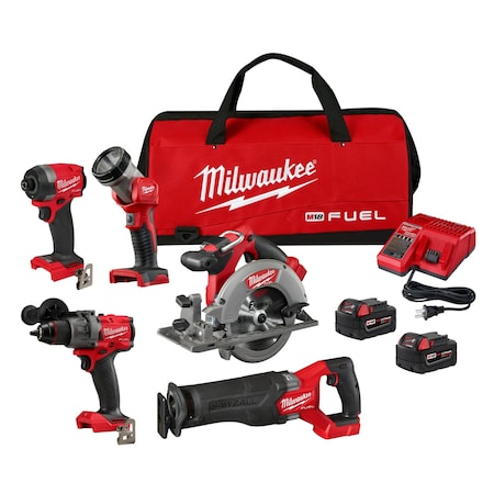 M18 Fuel 5-Tool Combo Kit MPN:3697-25