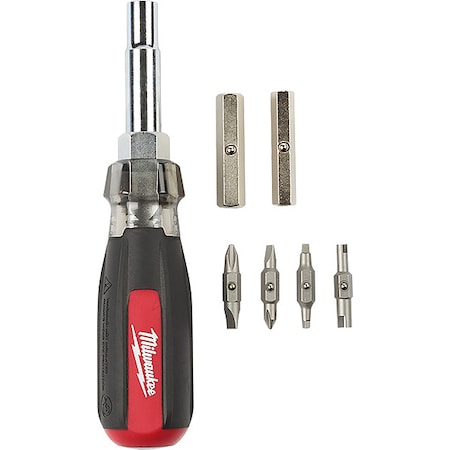 13-IN-1 Cushion Grip Screwdriver w/ Schrader Bt MPN:48-22-2881