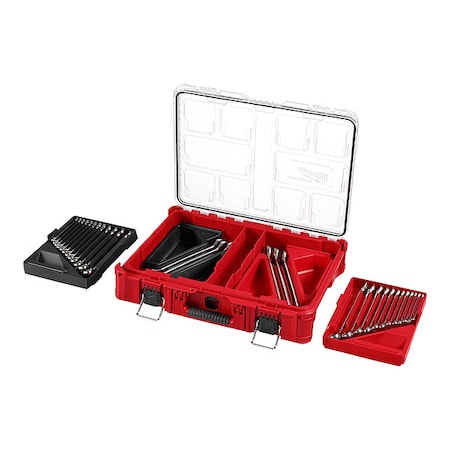 30PC Combo Wrenches w/Pkout Mm&Sae MPN:48-22-9485