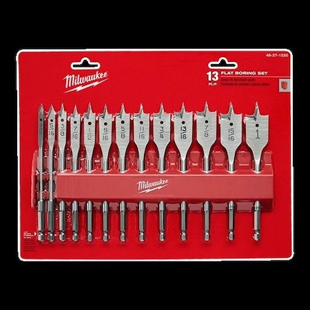 13 Pc Flat Boring Bit St MPN:48-27-1520