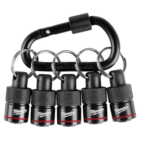 5PC Hex Bit Holder Withcarabiner MPN:48-32-4537